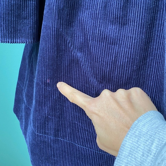 Purple corduroy women’s swing coat size small to medium Bread n Butter - Picture 3 of 7